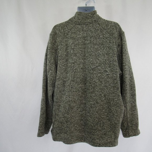 Eddie Bauer Men's Gray Pullover, 1/4 Zip, Long Sleeve, Knit, Size XXL - Picture 2 of 5